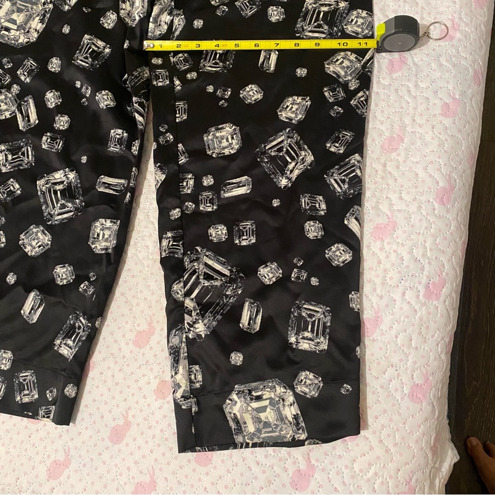 Soma Black and White Abstract Lounge Pants Size L - Picture 7 of 15